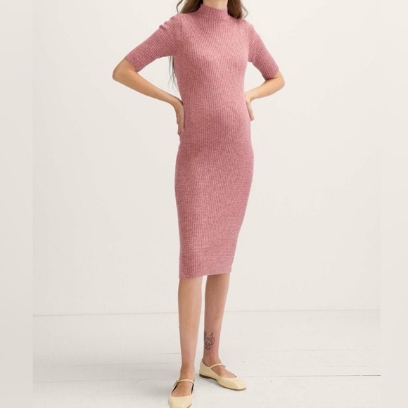 Hatch Dresses & Skirts - Hatch The Penelope Knit Maternity Dress in Taupe Size 2